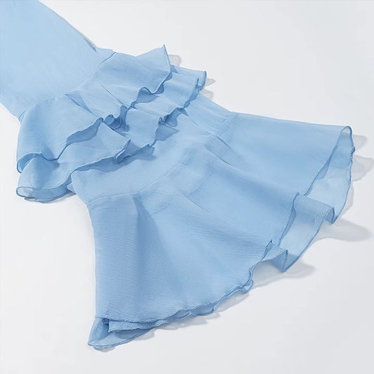 Sky Muse Sheer Chiffon Set